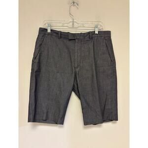 Theory Pin Striped Shorts Size 32 Gray